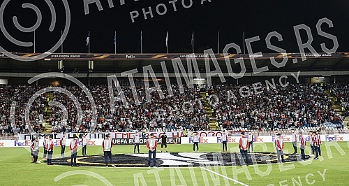 First round of group stage, Group H, of UEFA League Europa between FK Crvena zvezda and FC BATE Borisov held on stadium 
