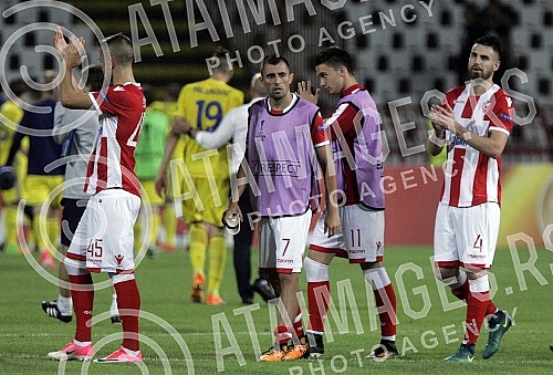 First round of group stage, Group H, of UEFA League Europa between FK Crvena zvezda and FC BATE Borisov held on stadium 