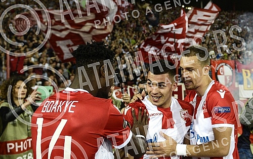 First round of group stage, Group H, of UEFA League Europa between FK Crvena zvezda and FC BATE Borisov held on stadium 
