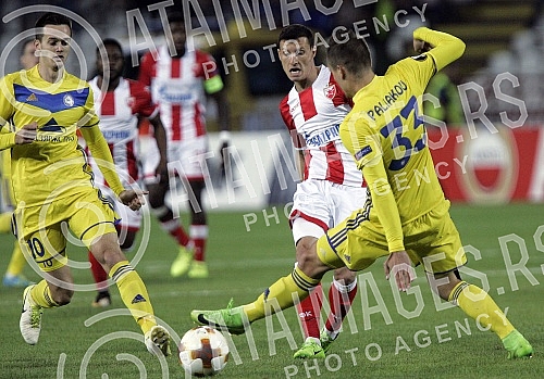 First round of group stage, Group H, of UEFA League Europa between FK Crvena zvezda and FC BATE Borisov held on stadium 