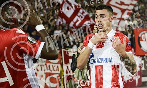 First round of group stage, Group H, of UEFA League Europa between FK Crvena zvezda and FC BATE Borisov held on stadium 