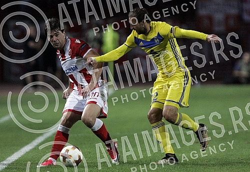 First round of group stage, Group H, of UEFA League Europa between FK Crvena zvezda and FC BATE Borisov held on stadium 