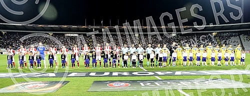 First round of group stage, Group H, of UEFA League Europa between FK Crvena zvezda and FC BATE Borisov held on stadium 