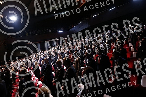 The opening ceremony of the year of the title of European Capital of Culture was held at the Serbian National Theater in Novi Sad. Ceremonija otvaranja godine titule Evropske prestonice kulture odrzana je u Srpskom narodnom pozoristu u Novom Sadu.
