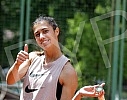 Serbian tennis player Olga Danilovic started training at Kosutnjak to continue the season.Srpska teniserka Olga Danilovic na Kosutnjaku pocela da trenira za nastavak sezone.