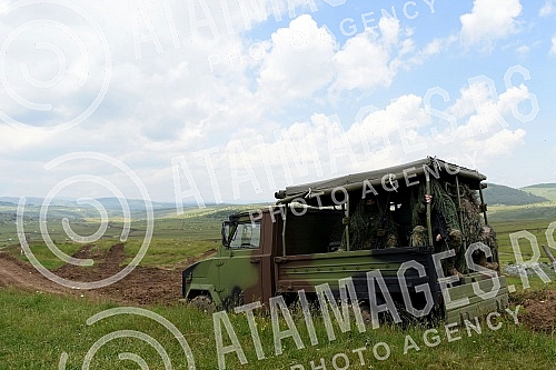 Units of the Army, Air Force and Air Defense, 72nd Brigade for Special Operations and 63rd Parachute Brigade are conducting a joint tactical exercise with combat shooting 