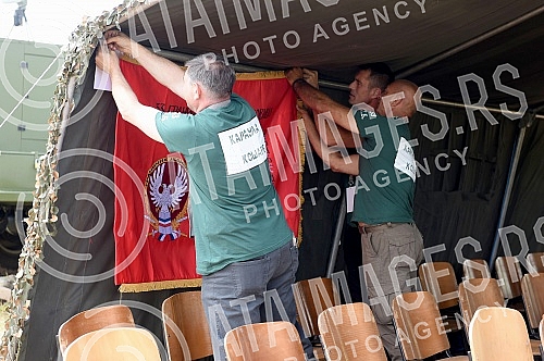 Units of the Army, Air Force and Air Defense, 72nd Brigade for Special Operations and 63rd Parachute Brigade are conducting a joint tactical exercise with combat shooting 