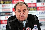 Press conference of Football association of Georgia.Pres konferencija Vladimira Veisa - selektora Fudbalskog saveza Gruzije.