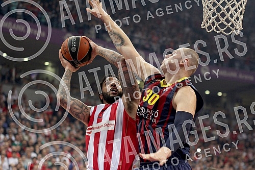  Utakmica  TOP 16 faze Evrolige (Turkish airlines Euroleague) odigrana u Kombank areni izmedju KK Crvena zvezda Telekom i FC Barcelona (Spanije/Spain).