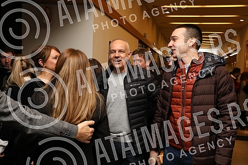 Premiere of the theater performance of Uncle Vanja held in the Yugoslav Drama Theater.Premijera pozorisne predstave Ujka Vanja odrzana u Jugoslovenskom dramskom pozoristu.