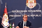 After the meeting with Serbs from Kosovo and Metohija, the President of the Republic of Serbia, Aleksandar Vucic, addressed the public and spoke about the negotiations in Brussels and the situation in Kosovo and Metohija.Posle sastanka sa Srbima sa