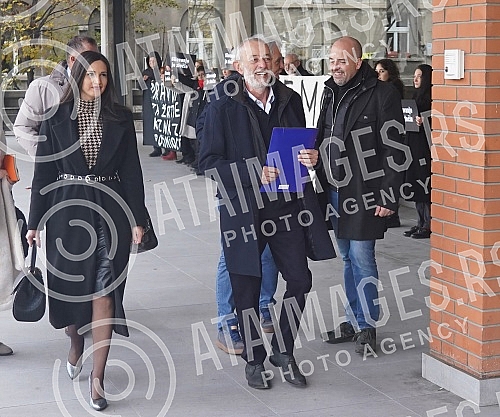 The trial of the owner of the acting school, Miroslav Aleksic, accused of multiple rapes and sexual harassment of the students of his school, continued in the High Court in Belgrade.Sudjenje vlasniku skole glume Miroslavu Aleksicu optuzenom za vise 