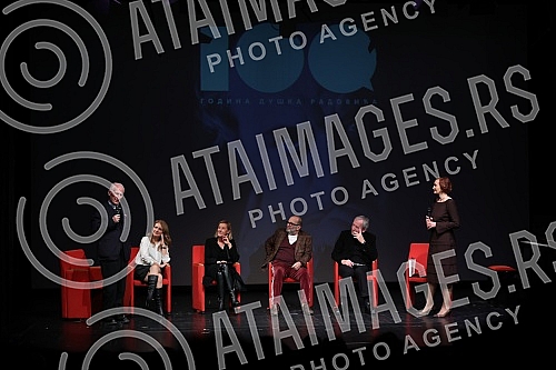 The great jubilee of 100 years since the birth of Dusko Radovic was celebrated in the Dusko Radovic Little Theatre.