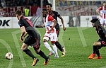 3rd round of UEFA Europa League match between FK Crvena zvezda and FC Arsenal held on stadium 
