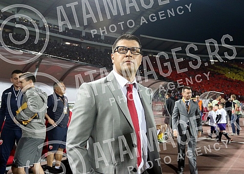 3rd round of UEFA Europa League match between FK Crvena zvezda and FC Arsenal held on stadium 