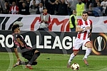 3rd round of UEFA Europa League match between FK Crvena zvezda and FC Arsenal held on stadium 