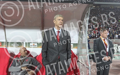 3rd round of UEFA Europa League match between FK Crvena zvezda and FC Arsenal held on stadium 