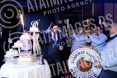 Celebration of birthday party Nebojsa Bojovic held at Hyatt hotel.Proslava rodjendana Nebojse Bojovica odrzana u hotelu Hyatt.