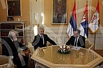 The president of the Assembly of Serbia Ivica Dacic met with the president of the National assembly of the Republika Srpska Nedeljko Cubrilovic in the House of the National assembly.Predsednik Skupstine Srbije Ivica Dacic sastao sa predsednikom Nar