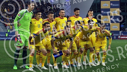 Kvalifikacije za Prvenstvo Evrope 2016 izmedju Rumunije i Farskih ostrva odigrano u Rumuniji (Romania - Faroe Islands European qualifiersmen's football).