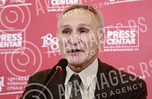 Press conference of Djokica Stanojevic, President of the Association of Gjakova with the topic: 