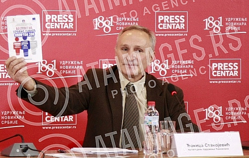 Press conference of Djokica Stanojevic, President of the Association of Gjakova with the topic: 