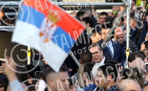 The political meeting 