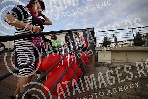 Citizens gathered at the Savanova restaurant, where Matej Peris was filmed going down the Sava River, and as a sign of honor and sorrow with which they sympathize, they threw flowers into the water and released balloons.Gradjani su se okupili kod r