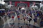 Start of the first Comtrade Serbia Marathon in front of the Stark Arena organized by the Athletic Federation of Serbia under the auspices of the City of Belgrade.Start prvog Comtrade Serbia Marathona ispred Stark arene u organizaciji Atletskog savez