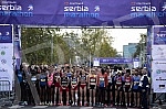 Start of the first Comtrade Serbia Marathon in front of the Stark Arena organized by the Athletic Federation of Serbia under the auspices of the City of Belgrade.Start prvog Comtrade Serbia Marathona ispred Stark arene u organizaciji Atletskog savez