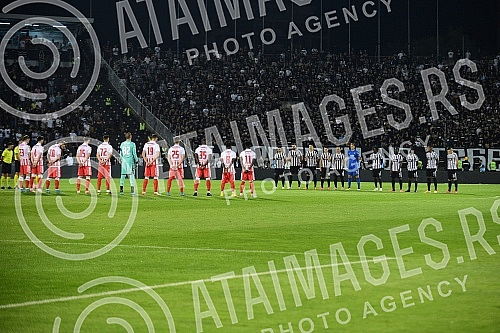 The match of the 9th round of the Mozzart Bet Super League of Serbia, the 168th biggest derby between FK Partizan and FK Crvena Zvezda was played at the FK Partizan Stadium.Utakmica 9. kola Mozzart Bet Super lige Srbije, 168. veciti derbi izmedju F