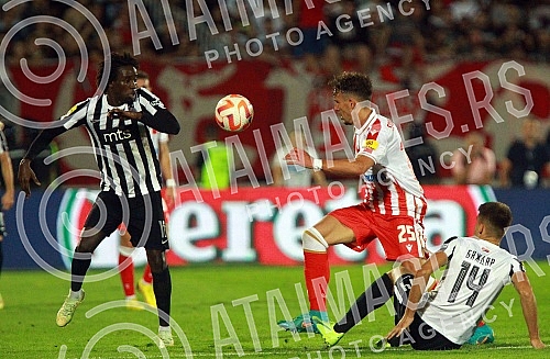 The match of the 9th round of the Mozzart Bet Super League of Serbia, the 168th biggest derby between FK Partizan and FK Crvena Zvezda was played at the FK Partizan Stadium.Utakmica 9. kola Mozzart Bet Super lige Srbije, 168. veciti derbi izmedju F