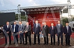 At the location of Garevac, near Modrica, a ceremony was held on the occasion of the beginning of the construction of the Vukosavlje - Brcko highway project.Na lokaciji Garevac, kod Modrice odrÅ¾ana je svecanost povodom pocetka realizacije projekta