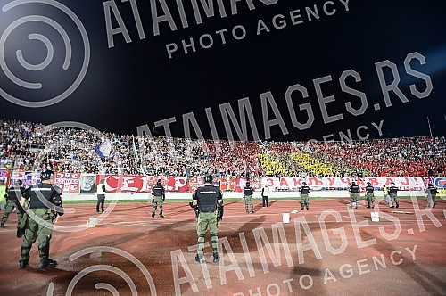The match of the 9th round of the Mozzart Bet Super League of Serbia, the 168th biggest derby between FK Partizan and FK Crvena Zvezda was played at the FK Partizan Stadium.Utakmica 9. kola Mozzart Bet Super lige Srbije, 168. veciti derbi izmedju F