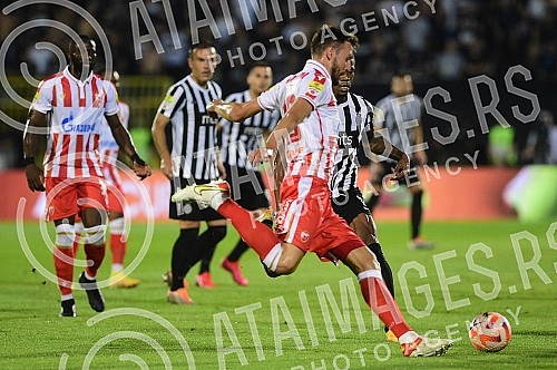 The match of the 9th round of the Mozzart Bet Super League of Serbia, the 168th biggest derby between FK Partizan and FK Crvena Zvezda was played at the FK Partizan Stadium.Utakmica 9. kola Mozzart Bet Super lige Srbije, 168. veciti derbi izmedju F