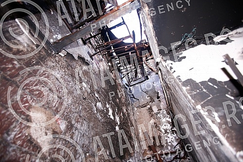 Destroyed and burned houses in the village of Horenka, located in the Bucan district, Kyiv region.Razrusene i spaljene kuce u selu Horenka koje se nalazi u Bucanskom okrugu, Kijevskoj oblasti. 