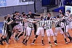 The match of the 14th round of the Handball Super League of Serbia between RC Red Star and RC Partizan.Utakmica 14. kola Rukometne super lige Srbije izmedju RK Crvena zvezda i RK Partizan.