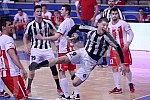 The match of the 14th round of the Handball Super League of Serbia between RC Red Star and RC Partizan.Utakmica 14. kola Rukometne super lige Srbije izmedju RK Crvena zvezda i RK Partizan.