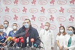 Serbian member and chairman of the Presidency of BiH Milorad Dodik said at a press conference, after he was released for home treatment from the University Clinical Center of Republika Srpska in Banja Luka, that this was the most difficult 25 days in