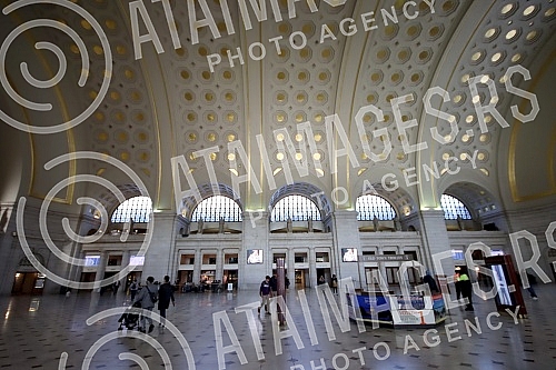 Washington Union Station is the main railroad station, a transportation hub, which opened in 1907, with an annual passenger capacity of just under 5 million, connecting major cities including Baltimore, Philadelphia, New York and Boston.Washington 