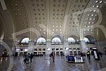 Washington Union Station is the main railroad station, a transportation hub, which opened in 1907, with an annual passenger capacity of just under 5 million, connecting major cities including Baltimore, Philadelphia, New York and Boston.Washington 