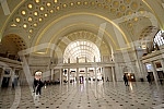 Washington Union Station is the main railroad station, a transportation hub, which opened in 1907, with an annual passenger capacity of just under 5 million, connecting major cities including Baltimore, Philadelphia, New York and Boston.Washington 