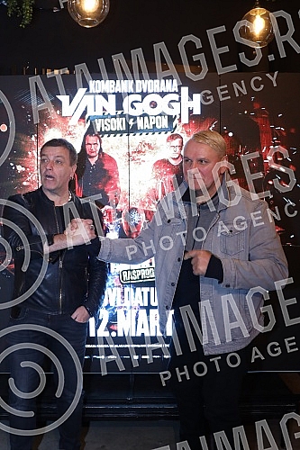 A press conference on the occasion of the Van Gogh group concert in the Kombank Hall was held at the Club Lisbon, and those present were able to see the premiere of the video for the song 