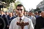 Today, the City of Belgrade celebrates its glory, the Ascension of the Lord - Savior's Day, and on that occasion, this year the Savior's Day liturgy passed through the central city streets and reached the plateau in front of the Temple of St. Sava, w