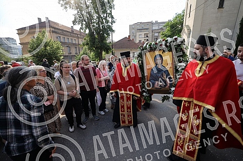 Today, the City of Belgrade celebrates its glory, the Ascension of the Lord - Savior's Day, and on that occasion, this year the Savior's Day liturgy passed through the central city streets and reached the plateau in front of the Temple of St. Sava, w