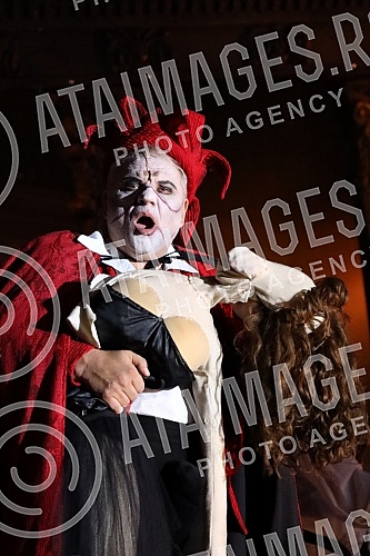 The project Opera on the water on the plateau behind the Geozavod was realized for the fourth time in the capital of Serbia, and the program included an all-evening performance of the opera Rigoletto, in which the main title role was played by the fa