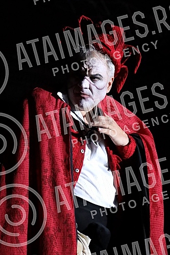 The project Opera on the water on the plateau behind the Geozavod was realized for the fourth time in the capital of Serbia, and the program included an all-evening performance of the opera Rigoletto, in which the main title role was played by the fa