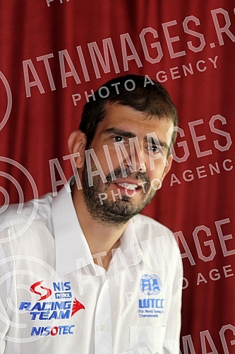Konferencija za medije Dusana Borkovica vozaca povodom povlacenja iz WTCC i problema sa kolima odrzana u Skadarliji.