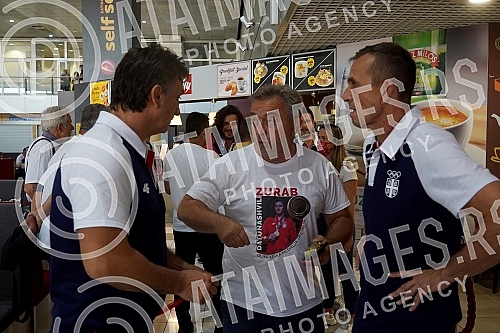 The representative of Serbia in wrestling, Zurab Datunashvili, the winner of the bronze Olympic medal at the Games in Tokyo, arrived in Serbia and on that occasion, a press conference was held at the Nikola Tesla Airport.Reprezentativac Srbije u rv