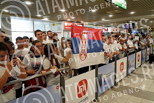 The representative of Serbia in wrestling, Zurab Datunashvili, the winner of the bronze Olympic medal at the Games in Tokyo, arrived in Serbia and on that occasion, a press conference was held at the Nikola Tesla Airport.Reprezentativac Srbije u rv